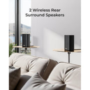 ULTIMEA U4124 Skywave X40 5.1.2ch Wireless Surround Sound System for TV, Dolby Atmos Sound Bar, 530W