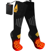 ActionHeat AH-SK-AA-02-L-XL AA Battery Heated Socks - Unisex Cotton Warm Socks w/Built-in Heating Panels, Heat Reflective Technology, 4.5V Heating Socks Large-X-Large