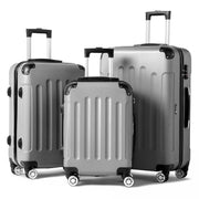 Zimtown 3 Piece Luggage Sets, ABS+PC Expandble Hardside Suitcase
