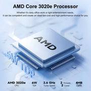 Akocrsiy 17.3 Inch Laptop Computer, AMD 3020e 2.6 GHz Processor, 8GB DDR4 RAM, 256GB SSD, Windows 11 Pro, 1600x900 HD Display, Wi-Fi 5, Bluetooth 5.0, Gray, XT173R-T