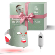 Nanoleaf LED Light Therapy Face Mask, FDA-Cleared, 7 Treatment Modes with Red, Blue, and Near Infrared Light, 432 LEDs, Rechargeable, Green, NLEDK00-1TFM