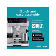 Ninja ES601 Luxe Caf Premier Series 3-in-1 Espresso & Coffee System with Grinder, Cold Brew, and Barista Assist