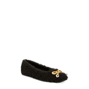 Katy Perry The Evie Women's Ballet Flat, Square Toe, Slip-On, Flexible Sole, Black/Gold, 7.5, 7093794