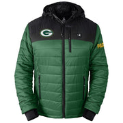 ActionHeat Ahgb5cpj-Mgbxl NFL 5V Battery-Heated Puffer Jacket - Green Bay Packers/Green/Black - XL