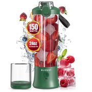 Blendi X Personal Blender, 24 oz BPA-Free Travel Bottle, 150W Motor with Pulse Mode, USB Rechargeable, Leak-Proof Lid, Mint