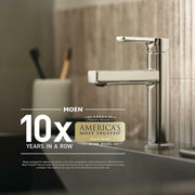 Cleveland Faucet Group Cornerstone Bathroom Sink Faucet, Single Handle, Brushed Nickel, Pop-Up Drain, Lead-Free, 1.2 GPM, CA40711BN