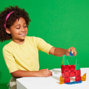 MAGNA-TILES 244026BO 26-Piece Travel Magnetic Construction Set - Bold Colors