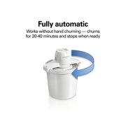 Hamilton Beach 68330N 4 Quart Capacity Ice Cream Maker