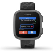Garmin XXXX Bounce Kids Smartwatch, Two-Way Text and Voice Messaging, Location Tracking, Black Camo