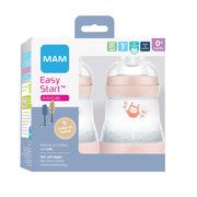 MAM Matte Anti-Colic Bottle Pink 5 oz 2 Pack
