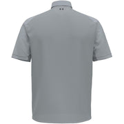 Under Armour Shorebreak Hybrid Woven Short-Sleeve Button-Down Shirt for Men, UPF 50+ Protection, Secure Zip Chest Pocket, Mod Gray Castlerock, 2XL, 1383571-011-XXL