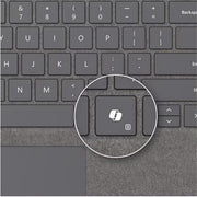 Microsoft Surface Pro Keyboard and Slim Pen Combo, Mechanical Backlit Keys, Large Glass Touchpad, Platinum, 8X8-00164