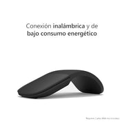 Microsoft - Surface Arc Wireless Bluetooth BlueTrack Ambidextrous Mouse - Wireless - Black