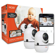 MOBI 70288 2 Pack 1080P HD Wireless Baby Camera with 2 Way Audio Talk Back Night Vision Motion Detection