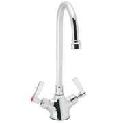 Speakman Commander Double Handle Laboratory Faucet, Polished Chrome, 0.5 GPM Flow Rate, Single Hole Deck Mount, SC-7122-E