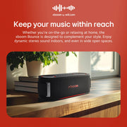 LG Xboom Bounce Core Bluetooth Speaker, Signature Sound Tuned by will.i.am, 2.1 Channel Stereo, IP67 Dust and Water Resistant, 29-Hour Battery, Auracast Technology, Black