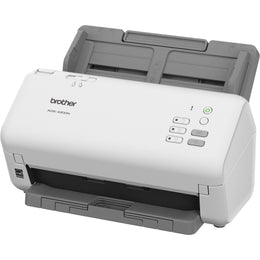 Brother ADS-4300N Professional Desktop Scanner, Fast Duplex 40 ppm, 80-Page Auto Document Feeder, Ethernet, White