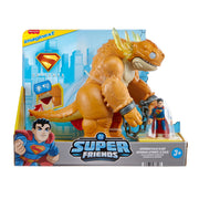 Fisher-Price Imaginext Superman Kaiju Clash Action Figure Playset with Interactive Lights Sounds Motion, Multicolor, Includes 10-Inch Monster and 3-Inch Superman Figure, JDL07