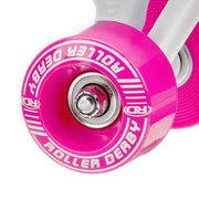 Roller Derby 1978-03 Youth Girls Firestar Roller Skate, Size 3, White/Pink