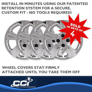 Coast2Coast Chrome 15 Inch 5 Spoke Wheel Cover Automotive Grade ABS Plastic CCI55815C