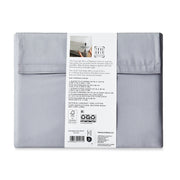 Hotel Style HS5401325722-17 4-Piece 600 Thread Count Grey Egyptian Cotton Bed Sheet Set, Queen - Deep Pocket