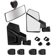 Kolpin 98312 Universal UTV Side and Rearview Mirror Combo Kit