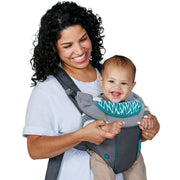 BLUE BOX OPCO LLC 200101-00 Infantino Swift Classic Baby Carrier w/ Wonder Cover Bib, 2-Position, 7-26lb, Gray