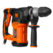 WEN 12-Amp Variable Speed SDS Plus Corded Rotary Hammer Kit, 1-3/16-Inch Capacity, Three Modes, Includes Case, Chisels, Drill Bits, RH1042