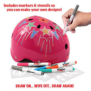 Triple Eight 888-04 Wipeout Youth Helmet, Neon Pink, Medium