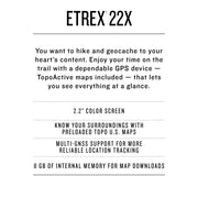 Garmin CE010-02256-00 eTrex 22x, Rugged Handheld GPS Navigator & Carrying Case, Blue