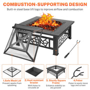 Segmart Fire Pit-S7039 for Outside, 32