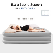 SLLINGLUO 18 Inflatable Queen Air Mattress with Pump, Gray