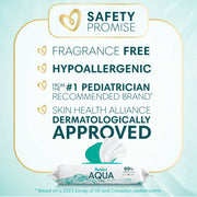 Pampers Aqua Pure Baby Wipes, Unscented, Hypoallergenic, Sensitive Skin, 7-Pack, 392 Count, 87699210