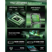 ACEMAGIC LX15PRO Gaming Laptop 15.6