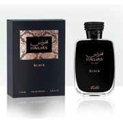 Rasasi Men's Hawas Black EDP Spray 3.3 oz Fragrances (100ml)
