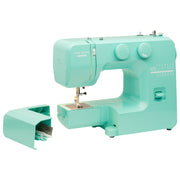 Janome 001crystal Arctic Crystal Easy-to-Use Sewing Machine with Interior Metal Frame, Bobbin Diagram, Tutorial Videos, Made with Beginners in Mind!
