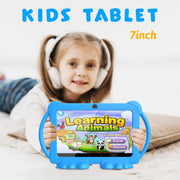 ZZB 7 Inch Android 12 Tablet PC, 4GB RAM, 32GB ROM, Quad-Core Processor, Dual Cameras, WiFi Bluetooth, Blue, ZZB64Q2SBlue