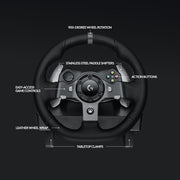 Logitech G920 Wheel and Shifter Bundle for Xbox - Immersive Gaming Experience with Realistic Force Feedback