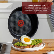 T-fal Cook & Strain Non-Stick 20 Piece Cookware Set, Black, Aluminum with Stainless Steel Handles, B531SK64