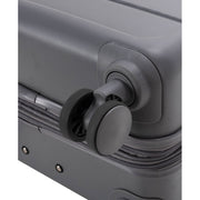 French Connection 22 Inch Expandable Hardside Carry-On Luggage with 8 Spinner Wheels, Quiet Shade, FCW-E8122-EX-013