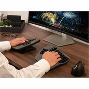 Kinesis Advantage360 Professional Split Ergonomic Keyboard, Bluetooth Wireless, Mechanical Gateron Brown Switches, Adjustable Tenting, Backlit, Dark Gray, KB360-PRO-GBR