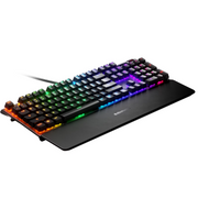 SteelSeries Apex 5 Mechanical Gaming Keyboard Per-Key RGB Illumination , OLED Smart Display - Black