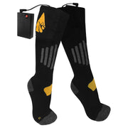 ActionHeat AH-SK-AA-02-L-XL AA Battery Heated Socks - Unisex Cotton Warm Socks w/Built-in Heating Panels, Heat Reflective Technology, 4.5V Heating Socks Large-X-Large
