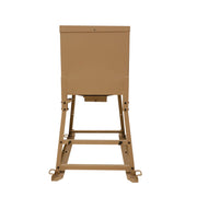 Mossy Oak 85503 Game Feeder, 400 lb Capacity, Steel Construction, Sturdy Sled Base, Tan