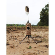 MOJO Outdoors Fuzzy Critter Predator Decoy with Realistic Prey-Type Fur, Battery Operated, Portable, Brown, HW2508