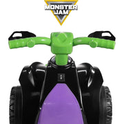 Monster Jam A6VATV138-BKGN-STK-1 6V ATV Quad for Kids, Green