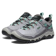 KEEN 1028992 Targhee IV Waterproof Hiking Shoes for Ladies - Alloy/Granite Green - 9M