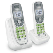 VTech CS6114-2 2 Handset Cordless Phone, White