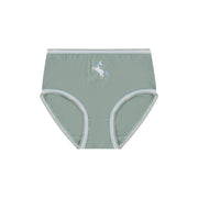 Wonder Nation Girls Cotton Brief Underwear, 10-Pack, Multicolor, Comfort Elastic Waistband, Sizes 4-18 & Plus