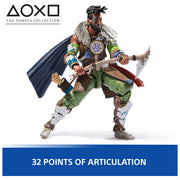 Spin Master PlayStation Horizon Forbidden West Varl 6-Inch Action Figure with 32 Points Articulation, Axe and 2 Sets of Hands, Multicolor, 6070095